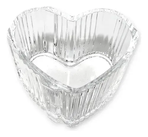 Packs De 4 Bol En Verre à Fruit Sec Forme Ceur1.webp