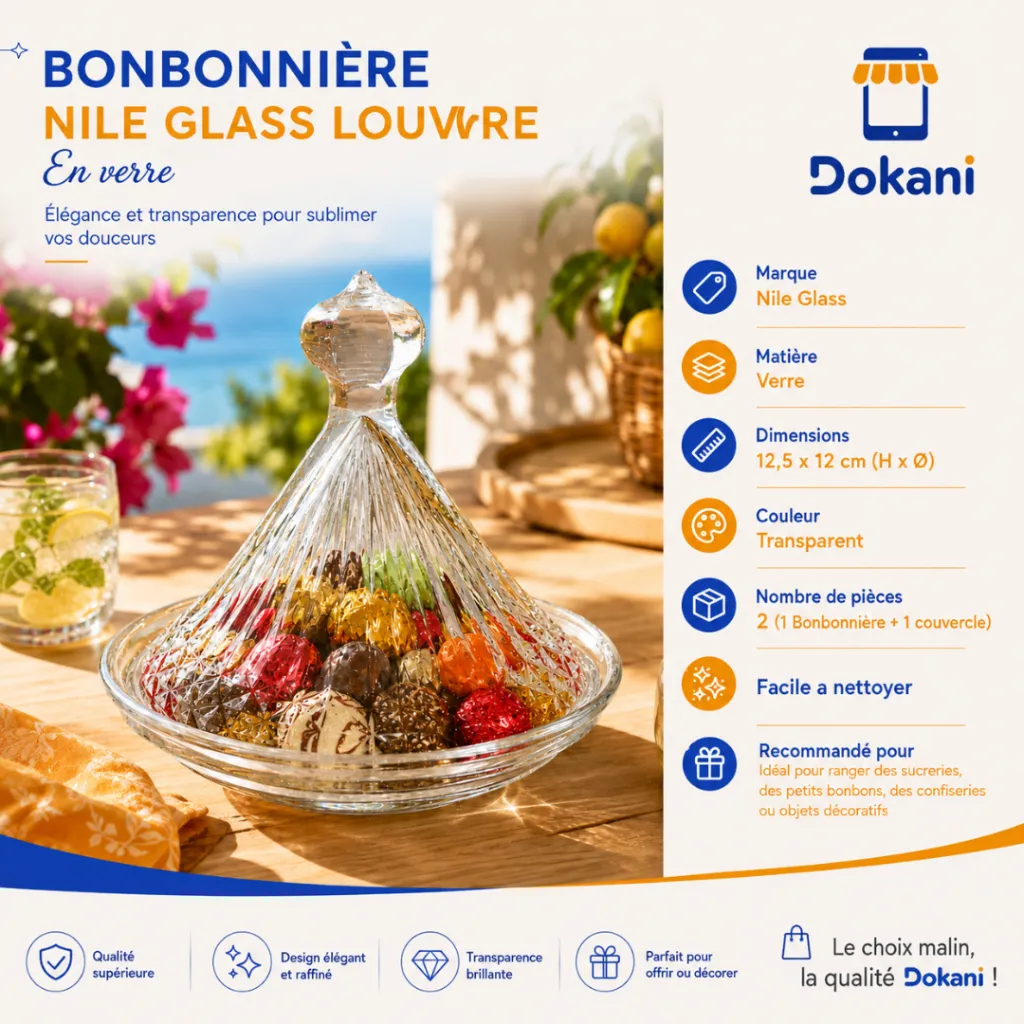 Bonbonnière Nile Glass Louvre En Verre (2).webp
