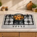 Plaque De Cuisson Encastrable En Inox 5 Feux Fonte- Florence (4).webp