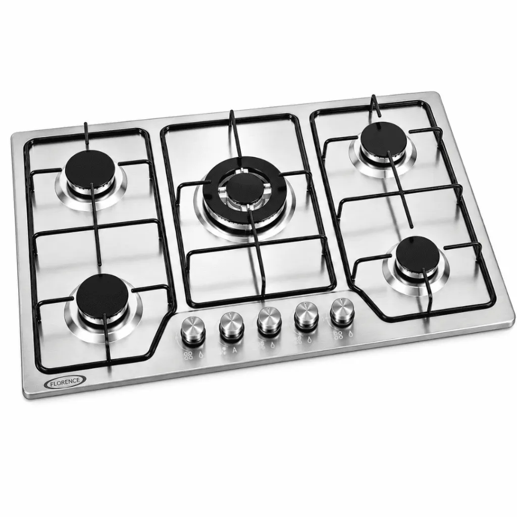 Plaque De Cuisson Encastrable En Inox 5 Feux Emaille- Florence (1).webp