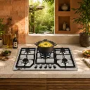 Plaque De Cuisson Encastrable En Inox 5 Feux Fonte- Florence (6).webp
