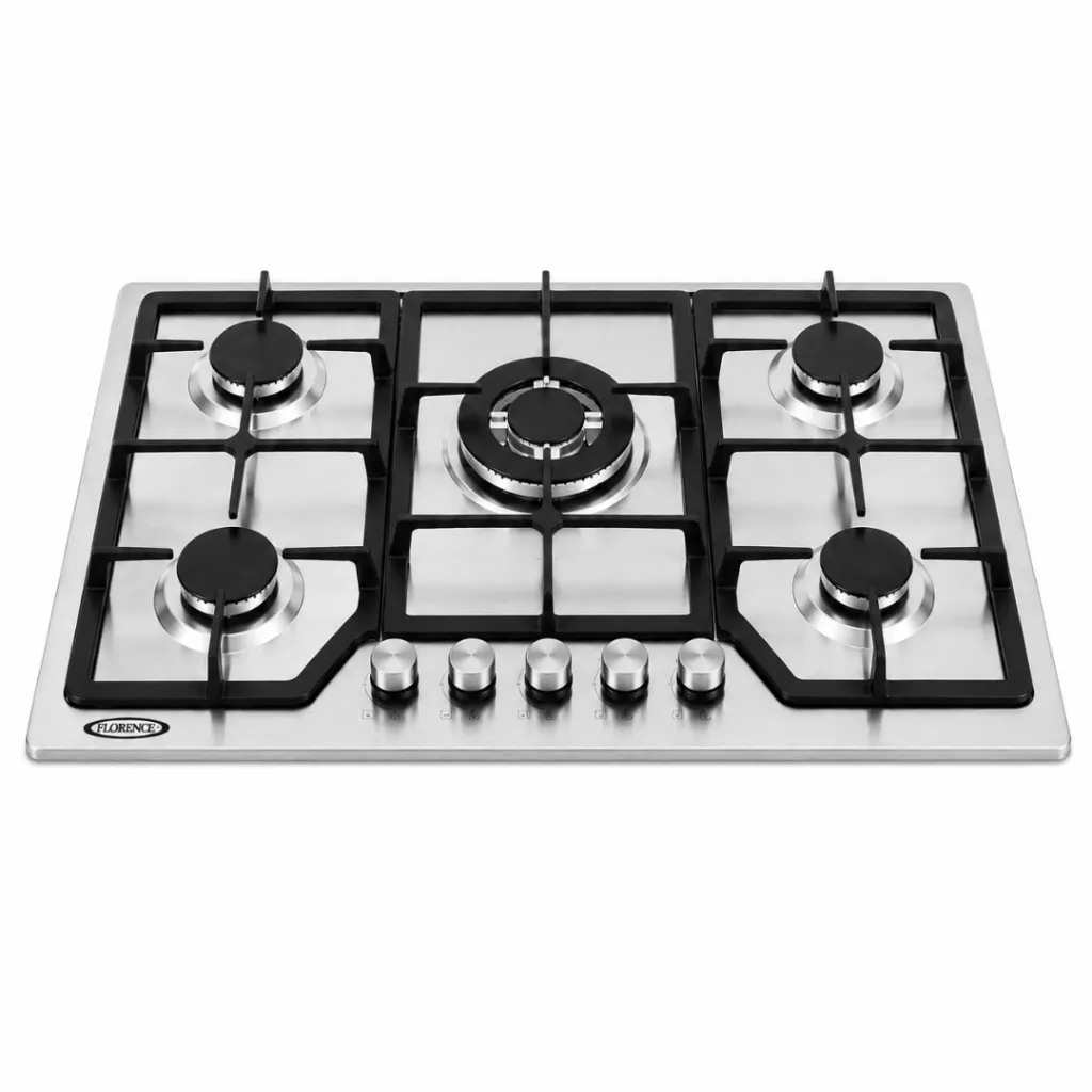 Plaque De Cuisson Encastrable En Inox 5 Feux Fonte- Florence (1).webp
