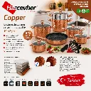 Batterie De Cuisine 19 Pièces Hascevher – Acier Inoxydable & Granit –Miel (2).webp