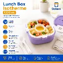 Lunch Box Isotherme carré 1200 ml Violet.webp