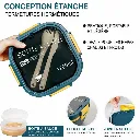 Lunch Box Isotherme carré 1200 ml Bleu (5).webp