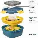 Lunch Box Isotherme carré 1200 ml Bleu (3).webp