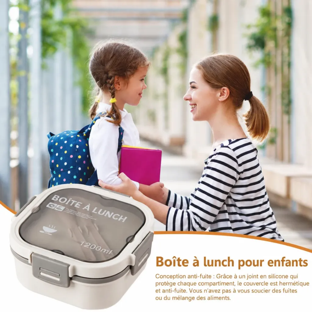 Lunch Box Isotherme carré 1200 ml Blanc (2).webp