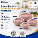Ensemble de 4 Boites Isothermes Pinnacle Rose.webp
