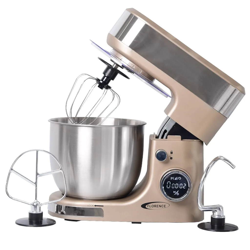 [6461AE-BG] Robot Pétrin Florence Avec Bouton Afficheur 5L 1300W- Beige.webp