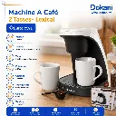 Machine a Café Lexical Avec 2 Tasses 450W Blanc.webp