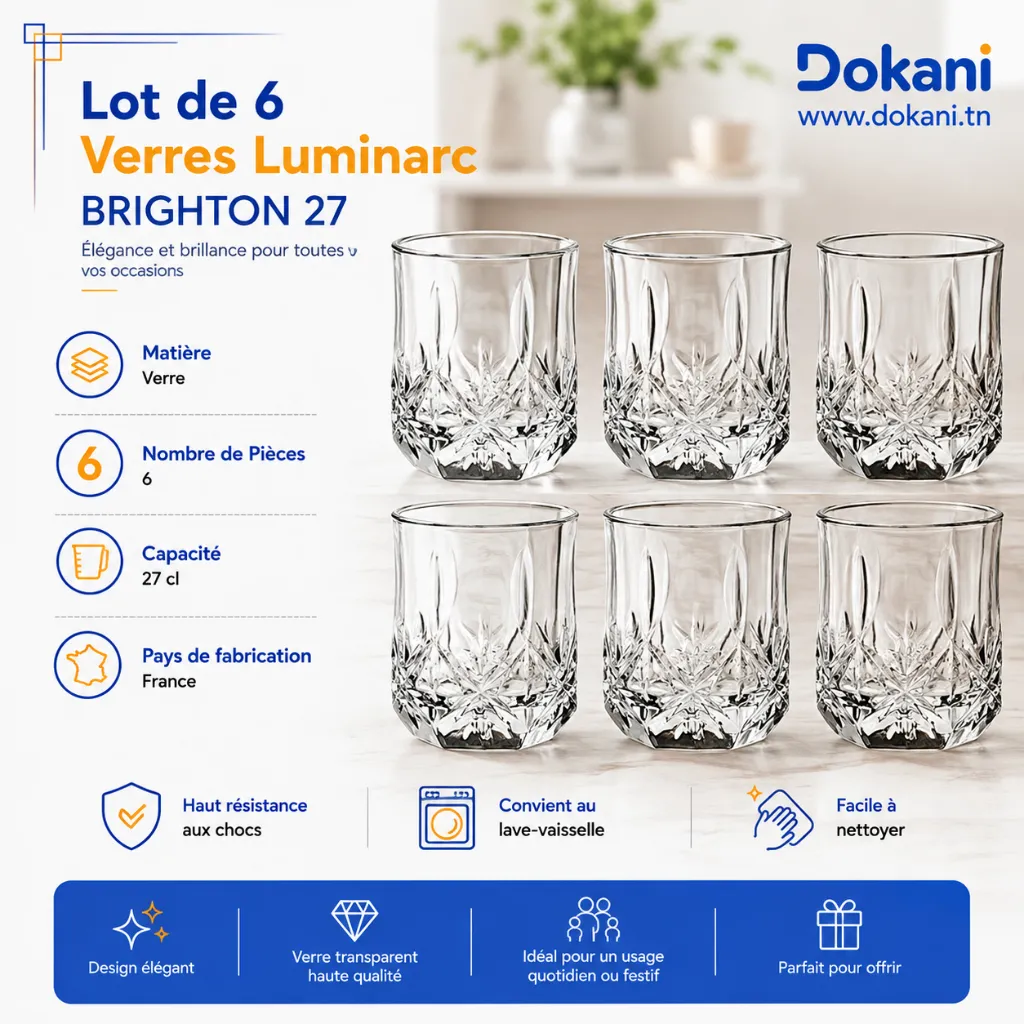 Lot de 6 verres Luminarc Brighton 27 cl (2).webp