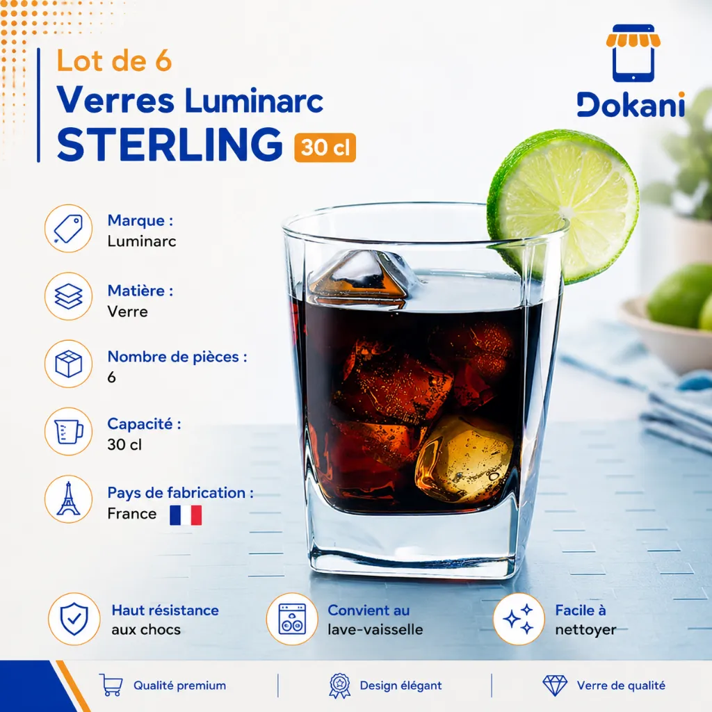 Lot De 6  Verres Luminarc STERLING 30 cl (2).webp
