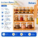 Set Porte Epices En Verre Avec Support En Bois 13 Pièces (3).webp