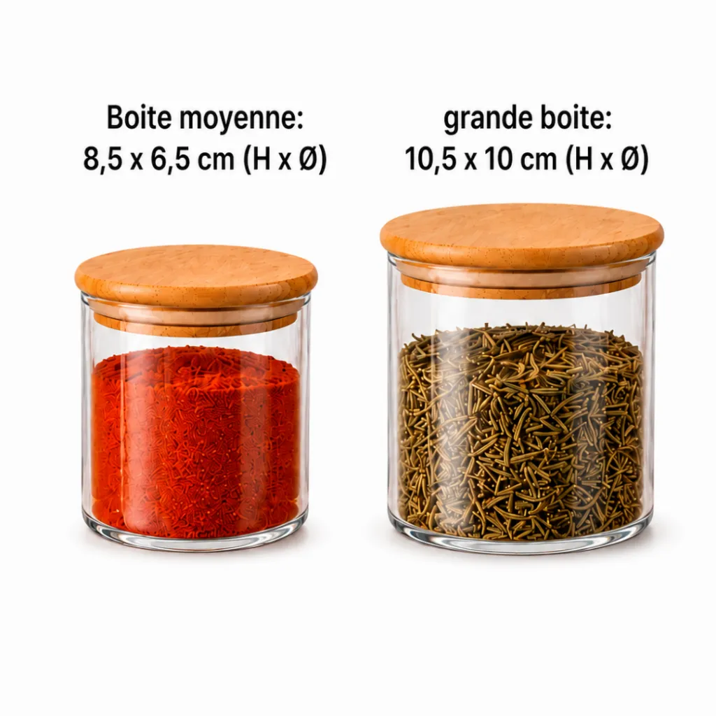 Set Porte Epices En Verre Avec Support En Bois 13 Pièces (7).webp