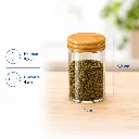 Set Porte Epices En Verre Avec Support En Bois 13 Pièces (2).webp