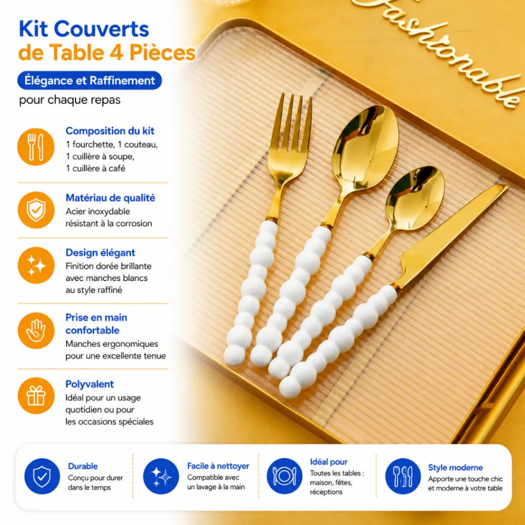 Kit Couvert De Table 4 Pièces Inox Doré (2).webp