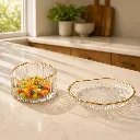 Service à Dessert En Verre Avec Sous Coupelles - 12 Pièces4.webp