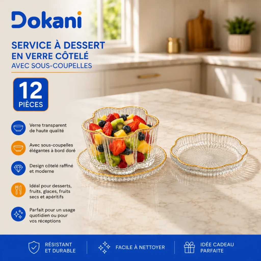 Service A Dessert En Verre Côtelé Avec Sous-Coupelles – 12 Pièces (2).webp