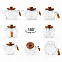 Théière En Verre Avec Infuseur Inox 550 ml.webp