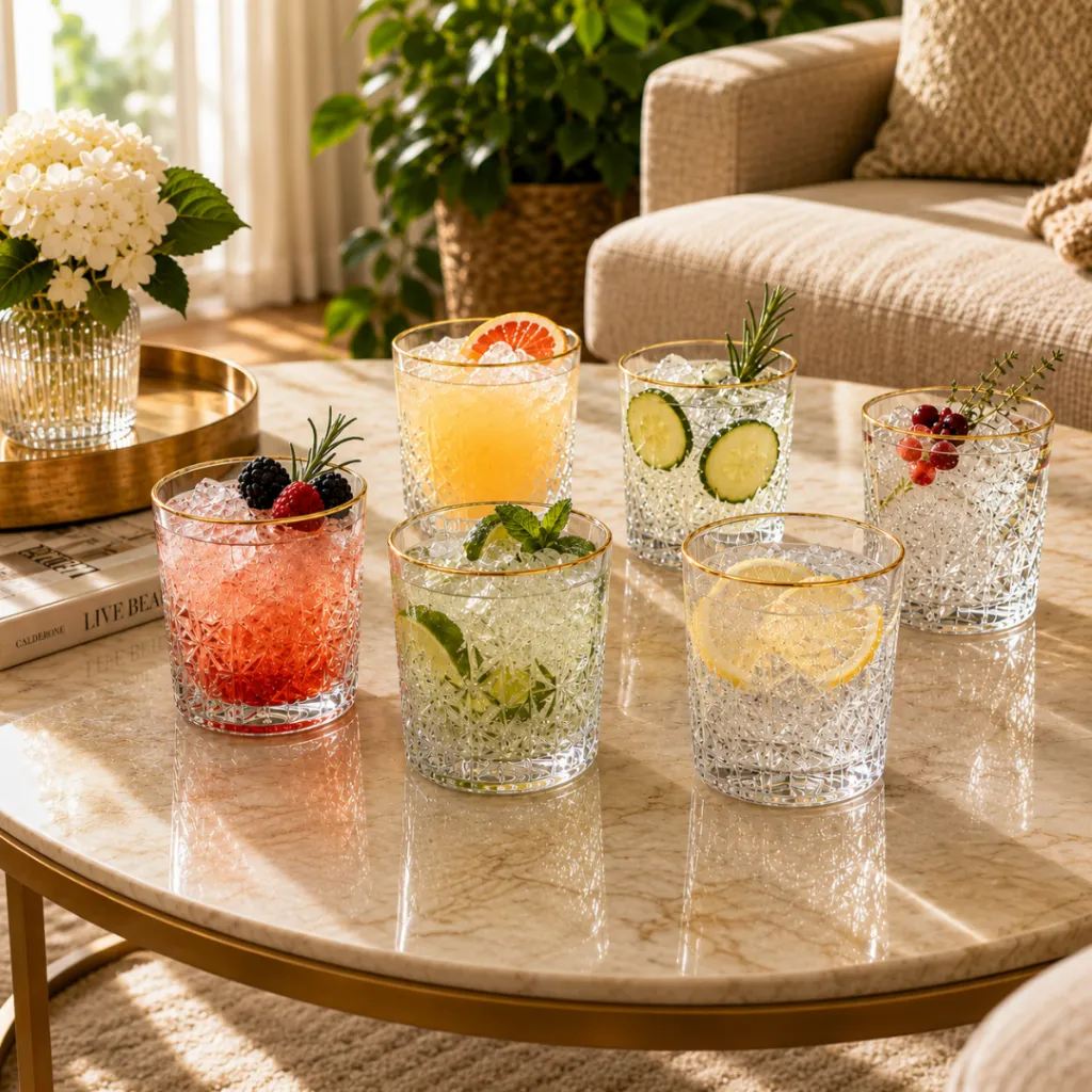 Lot De 6 Verres Diamonds 300 ml Effet Cristal Taillé (5).webp