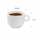 Coffret De 6 Tasses A Café Avec Sous-Tasses En Céramique 9 Cl – 12 Pièces Blanc (5).webp
