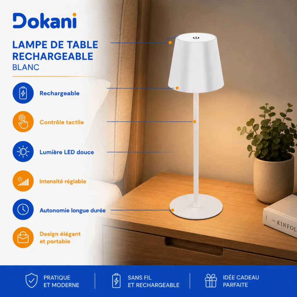Lampe De Table Rechargeable Blanc (2).webp