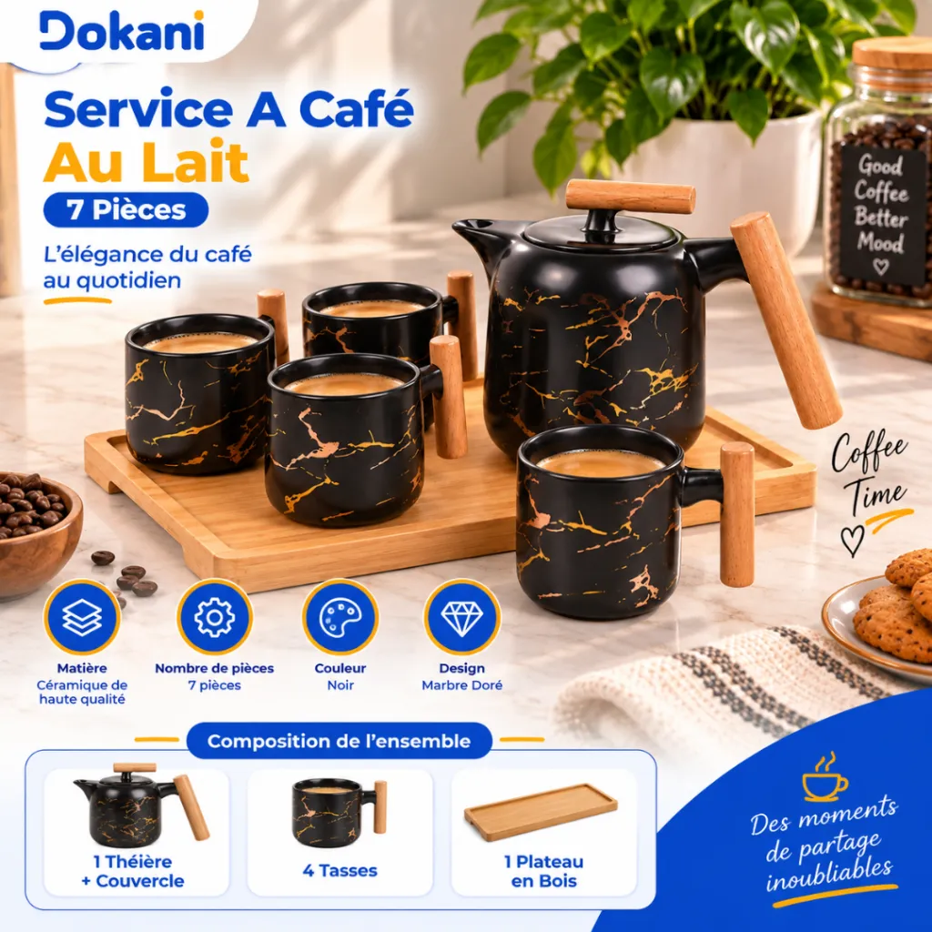Service A Café Au Lait En Céramique Noir Marbre - 7 Pièces (3).webp