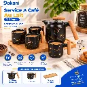 Service A Café Au Lait En Céramique Noir Marbre - 7 Pièces (3).webp