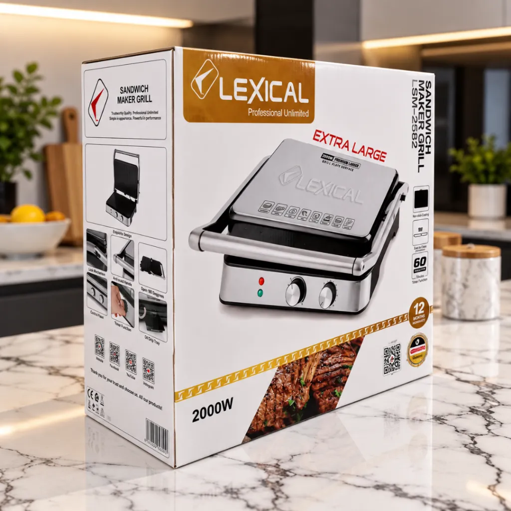 Appareil A Panini et Grill Multifonctions Lexical LSM-2582 – 2000W Extra Large (1).webp