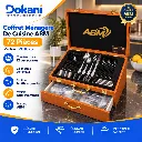 Coffret Ménagère De Cuisine ABM 72 Pièces Argent- P0167S (3).webp