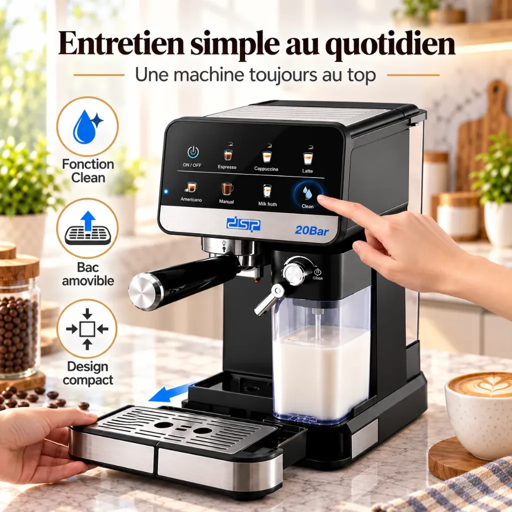 Machine A Café Expresso 7 En 1 DSP – 1350W – 20 Bar5.webp