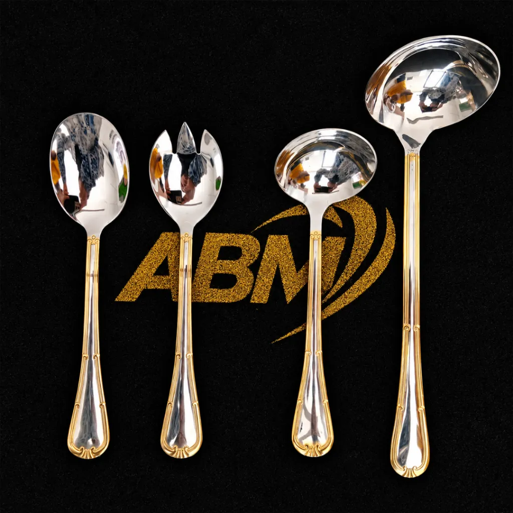 Coffret Ménagère De Cuisine ABM 72 Pièces Doré- P0167G (4).webp