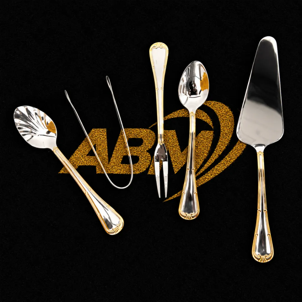 Coffret Ménagère De Cuisine ABM 72 Pièces Doré- P0167G (5).webp