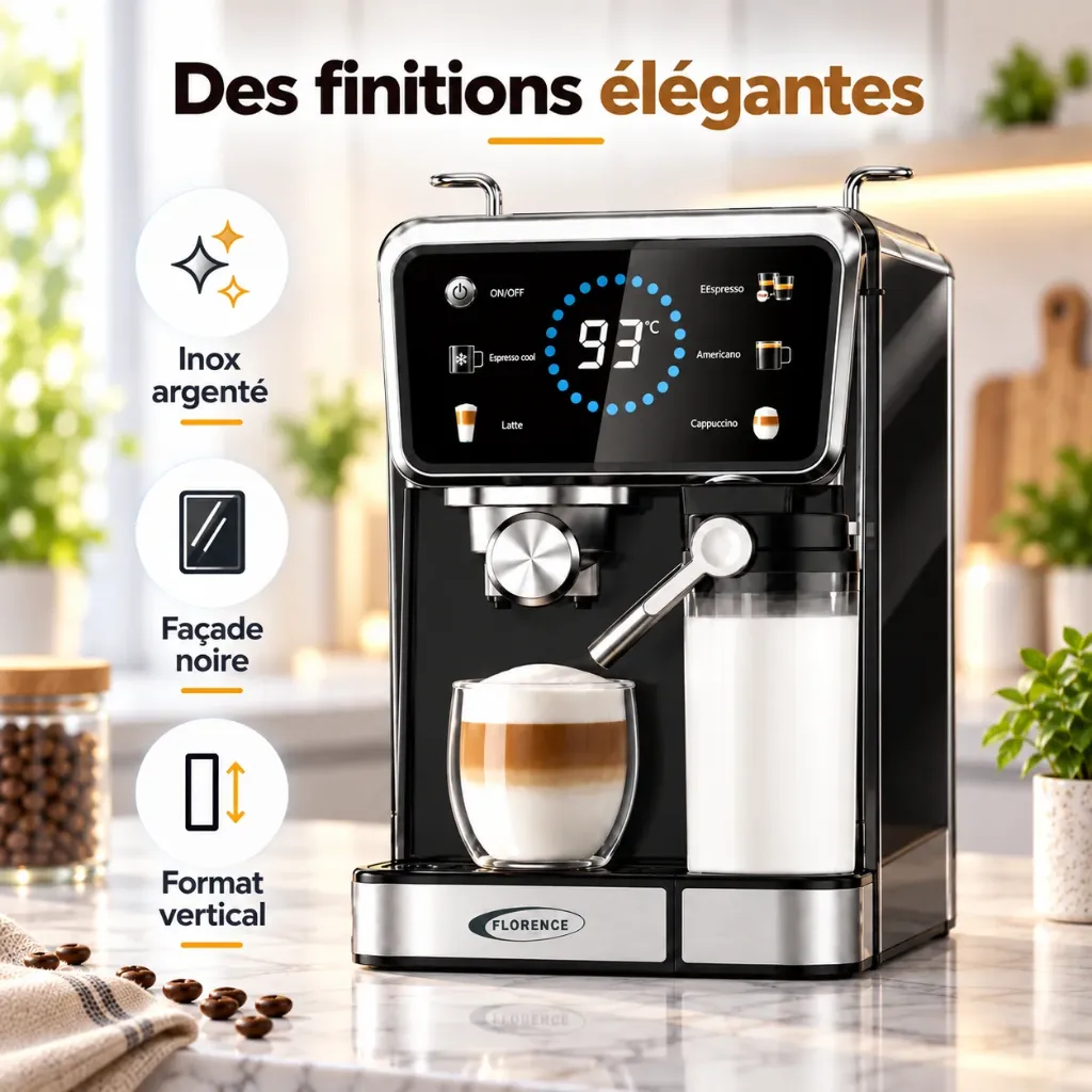 Machine A Café Expresso Florence 5 En 1 - HK429 1350 W 6.webp