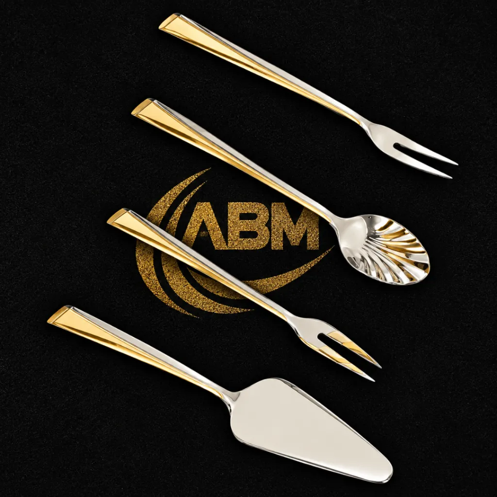 Coffret Ménagère De Cuisine ABM 72 Pièces Doré- P0168G (6).webp