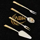 Coffret Ménagère De Cuisine ABM 72 Pièces Doré- P0168G (6).webp