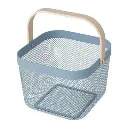 Panier de Rangement Carré en Métal-Bleu (1).webp