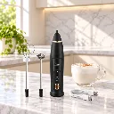 Mousseur à Lait 2 en 1 Rechargeable DSP 4W - Noir1.webp