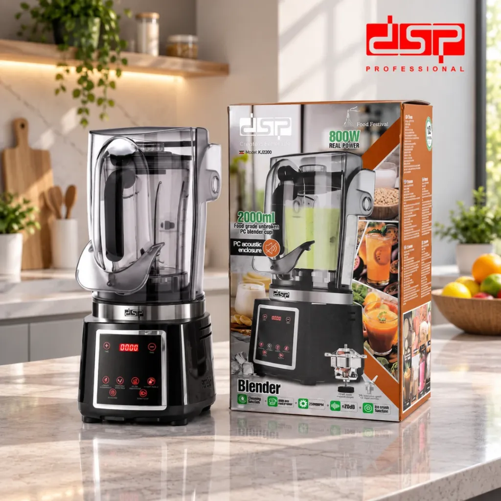 Blender Professionnel Multifonction DSP 800W 2L – Noir (5).webp