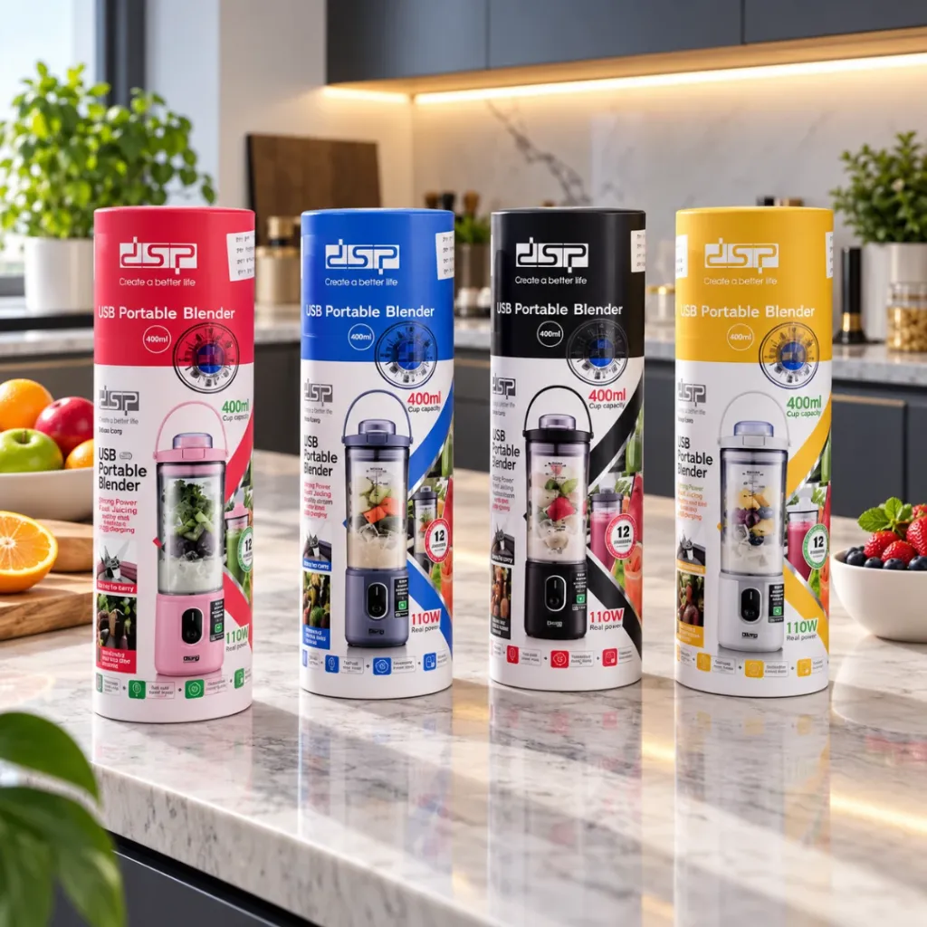 Mini Blender Rechargeable DSP 110W 400ml.webp