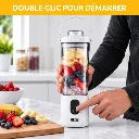 Mini Blender Rechargeable DSP 110W 400ml – Blanc (4).webp