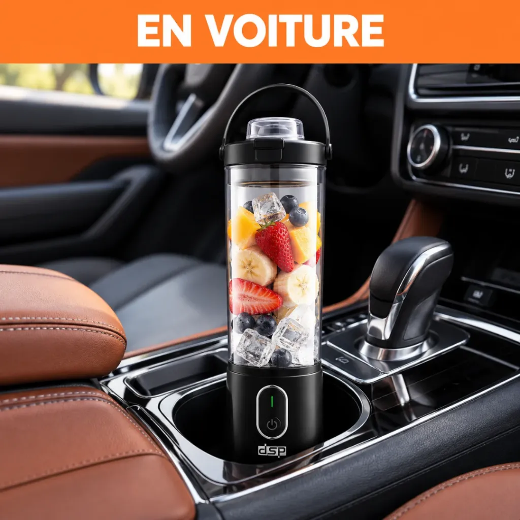Mini Blender Rechargeable DSP 110W 400ml – Noir (4).webp