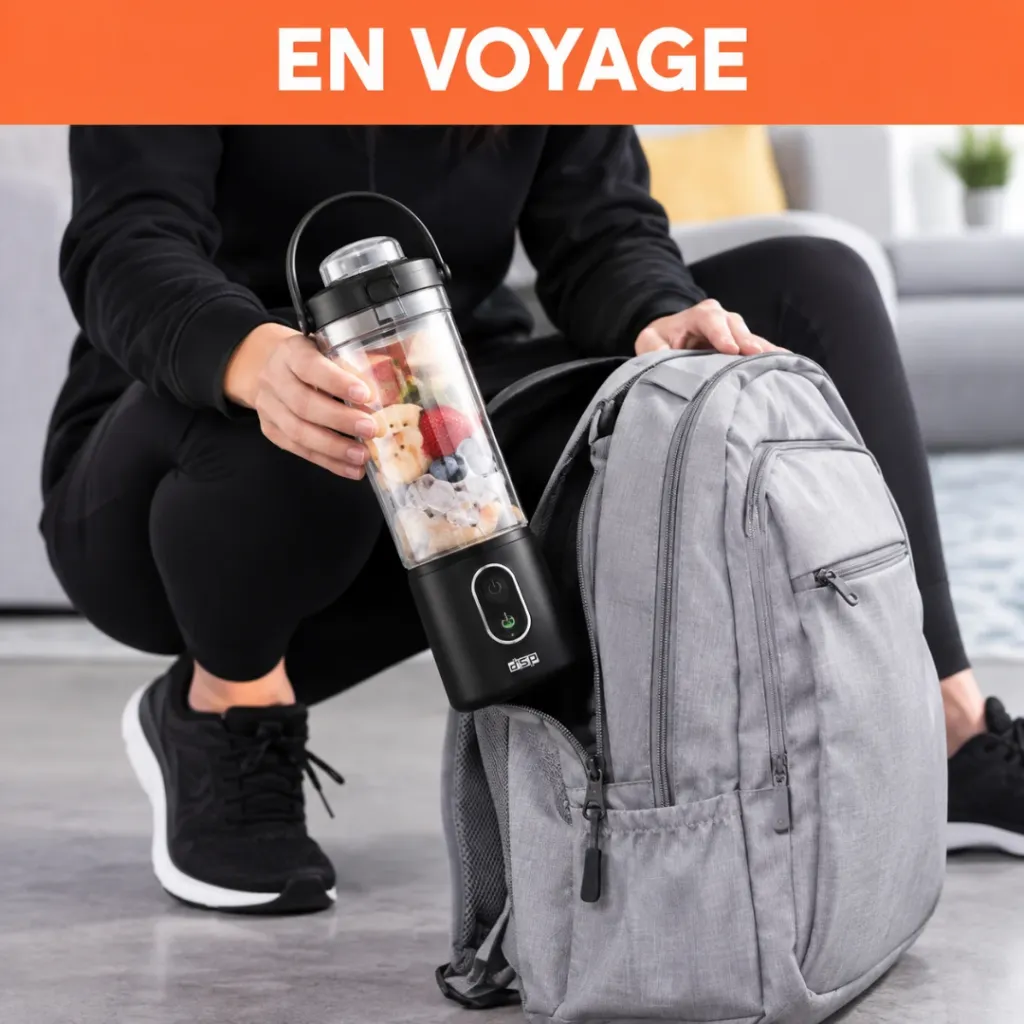 Mini Blender Rechargeable DSP 110W 400ml – Noir (5).webp