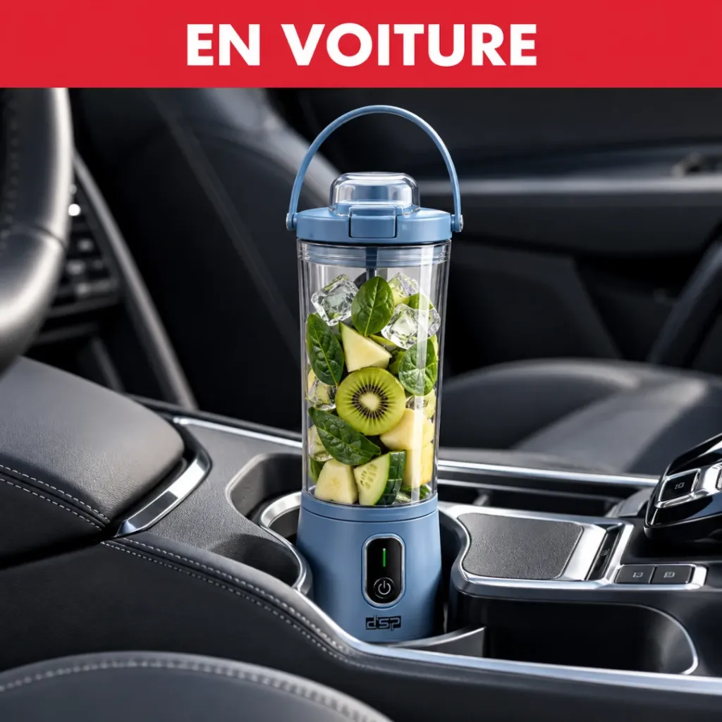 Mini Blender Rechargeable DSP 110W 400ml – Bleu (3).webp