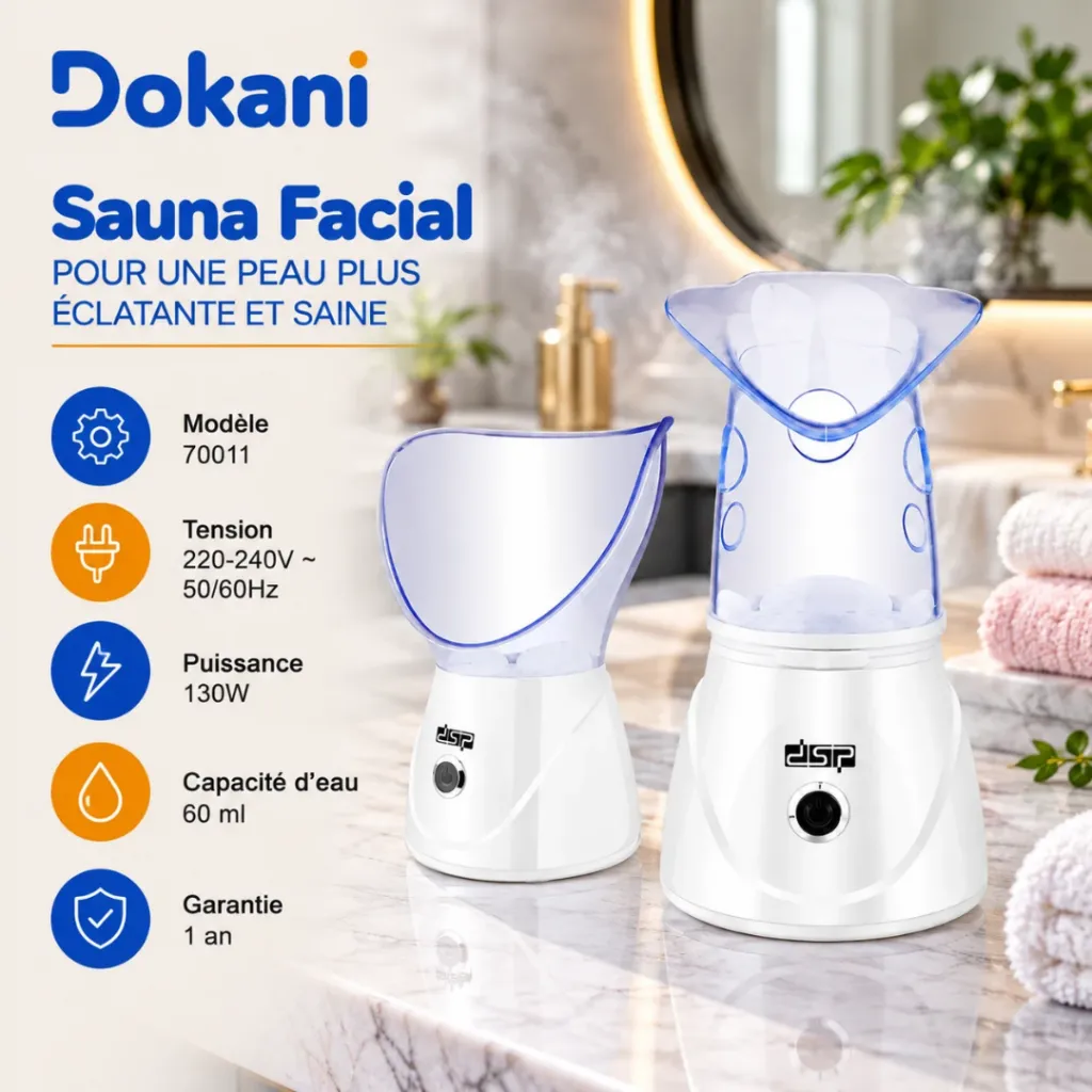 Sauna Facial DSP 130W –  Blanc (2).webp
