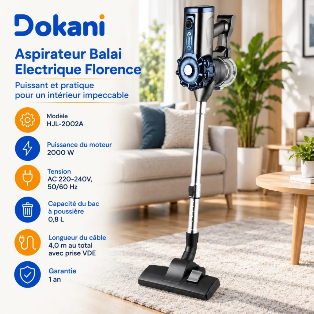Aspirateur Balai Electrique Florence 1500W Bleu (2).webp