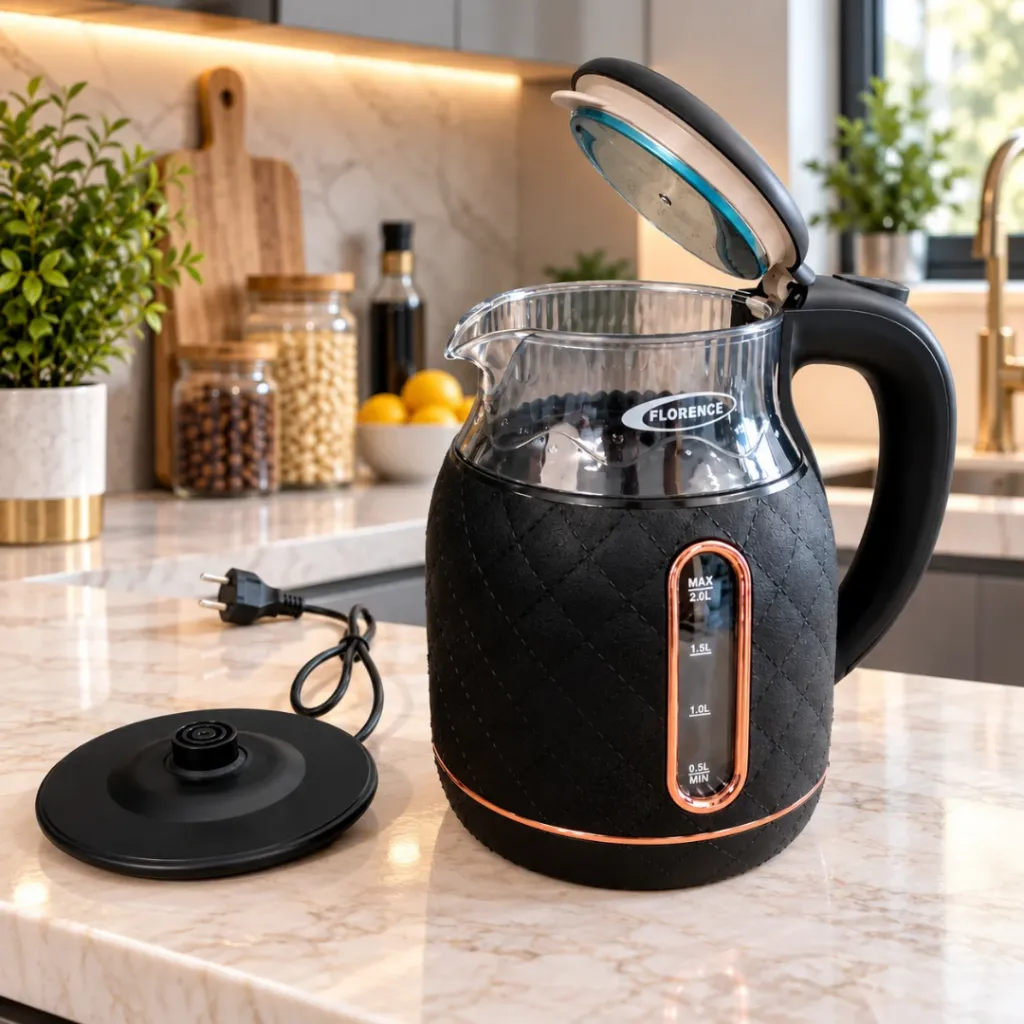 Bouilloire Electrique Florence 2L- 1500W - Noir (9).webp