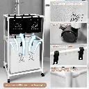 Panier A Linge Mobile Pour Vêtements- 4 Compartiments (2).webp