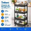Chariot de Rangement De Cuisine Mobile- 4 Niveaux (2) - Copie.webp