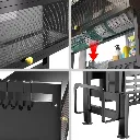 Égouttoir à Vaisselle En Acier Inoxydable Noir2.webp